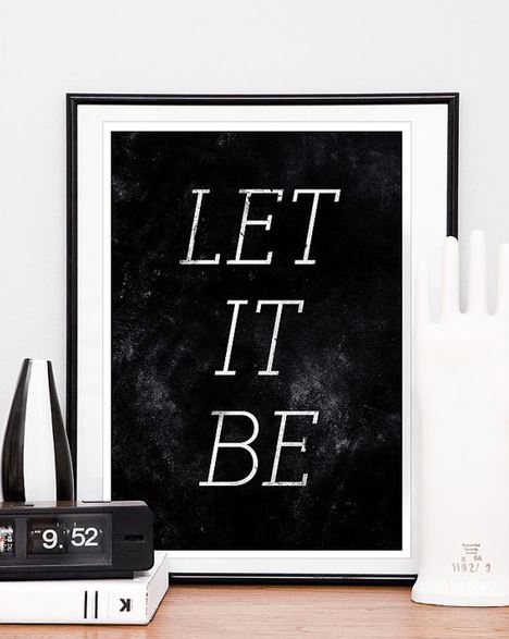 Black and white Typographic Minimalistic Modern Quote Poster