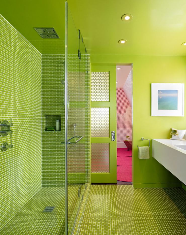 Colorful Bathrooms