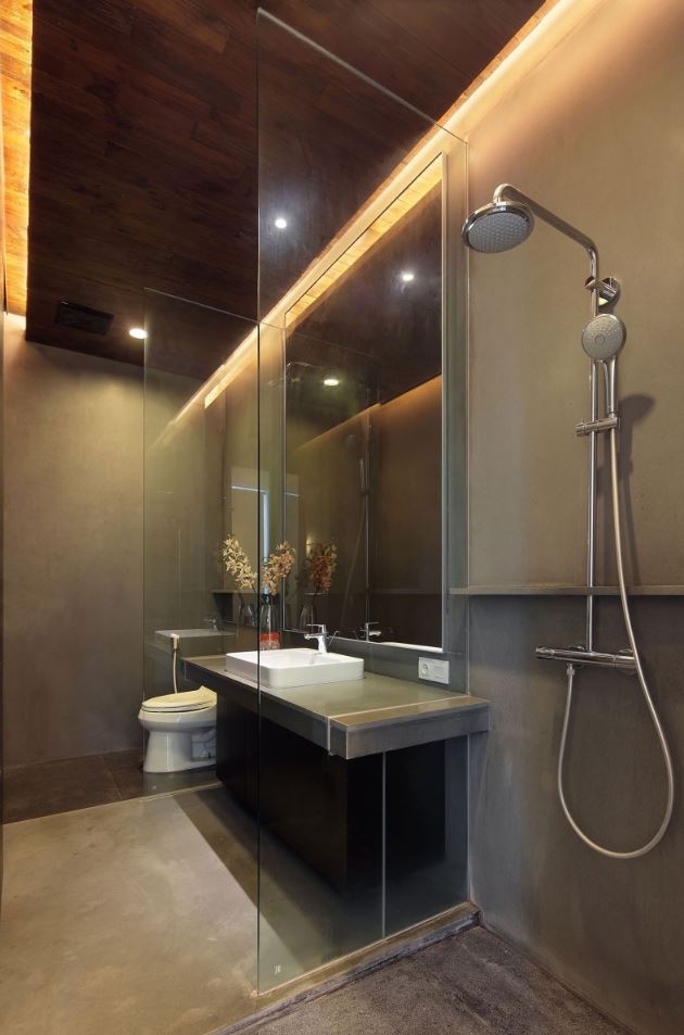 Modern Brown Shower