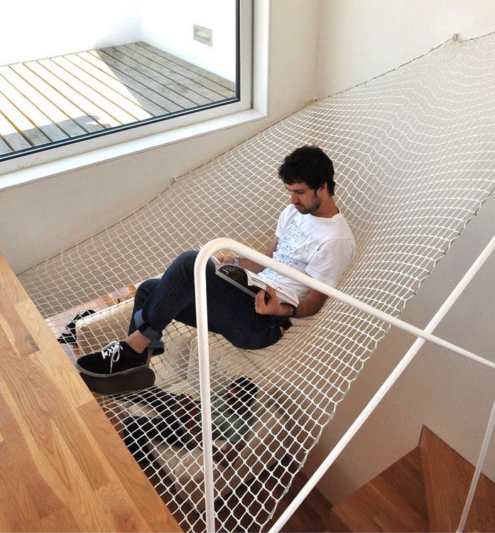 Hammock Over The Stairs