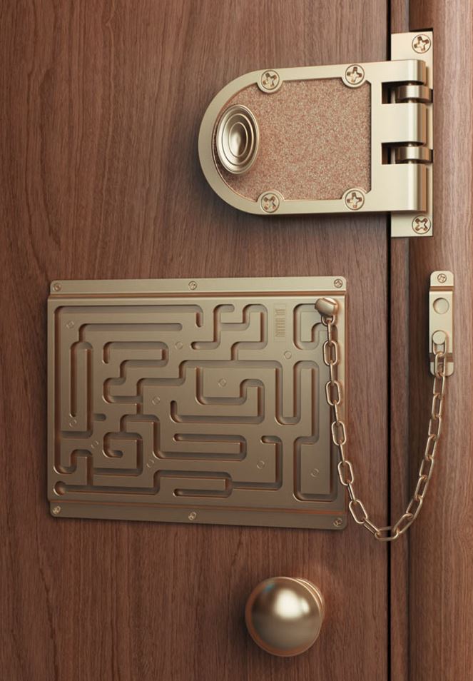 Labyrinth Security Lock
